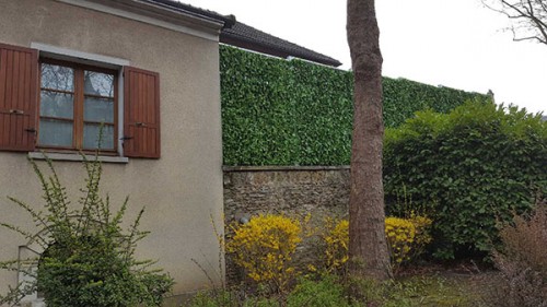 Mur anti bruit végétalisé route après Mur anti bruit végétalisé route après